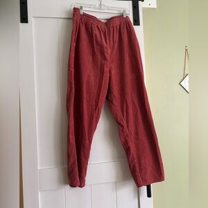 Lucy & Yak pink corduroy trousers